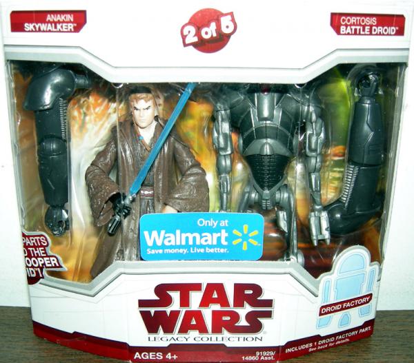 Anakin Skywalker and Cortosis Battle Droid (2 of 5)