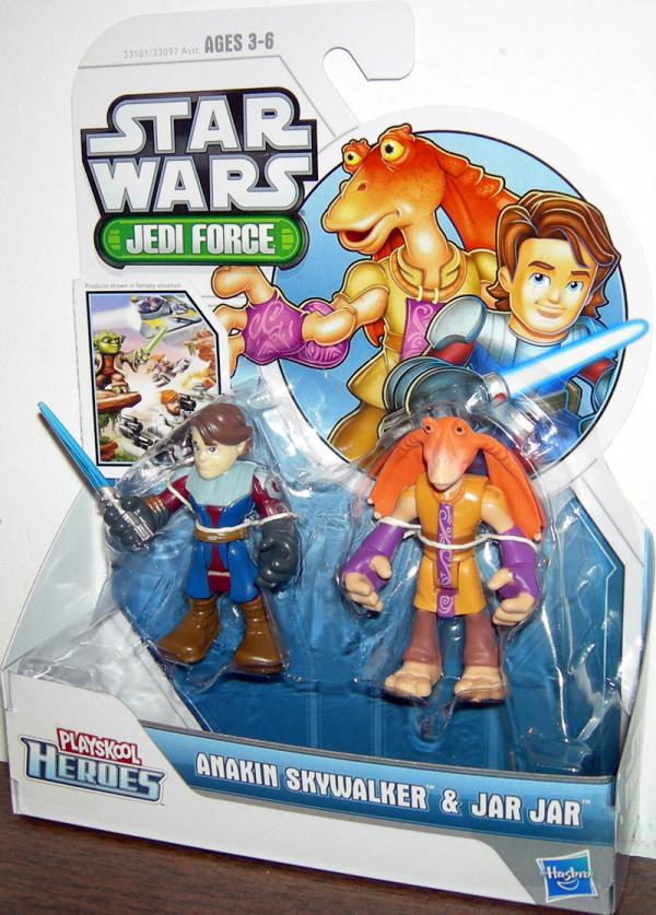Anakin Skywalker and Jar Jar (Playskool Heroes)