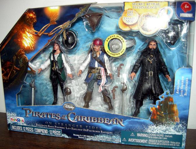 Angelica, Jack Sparrow and Blackbeard 3-Pack (Toys R Us Exclusive)
