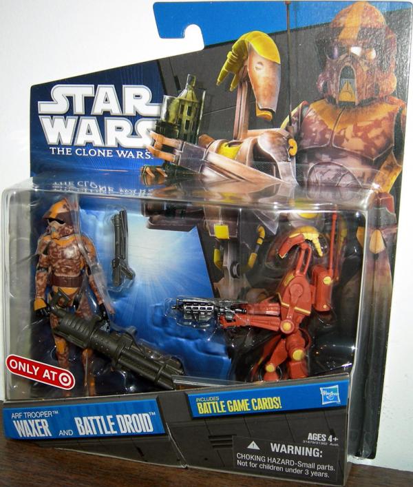 ARF Trooper Waxer and Battle Droid (Target Exclusive)