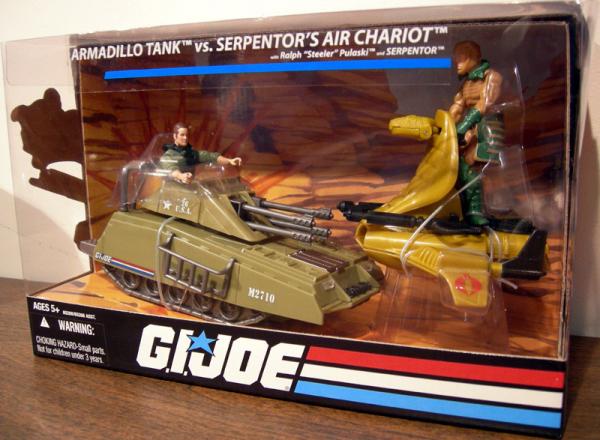 Armadillo Tank vs. Serpentor's Air Chariot