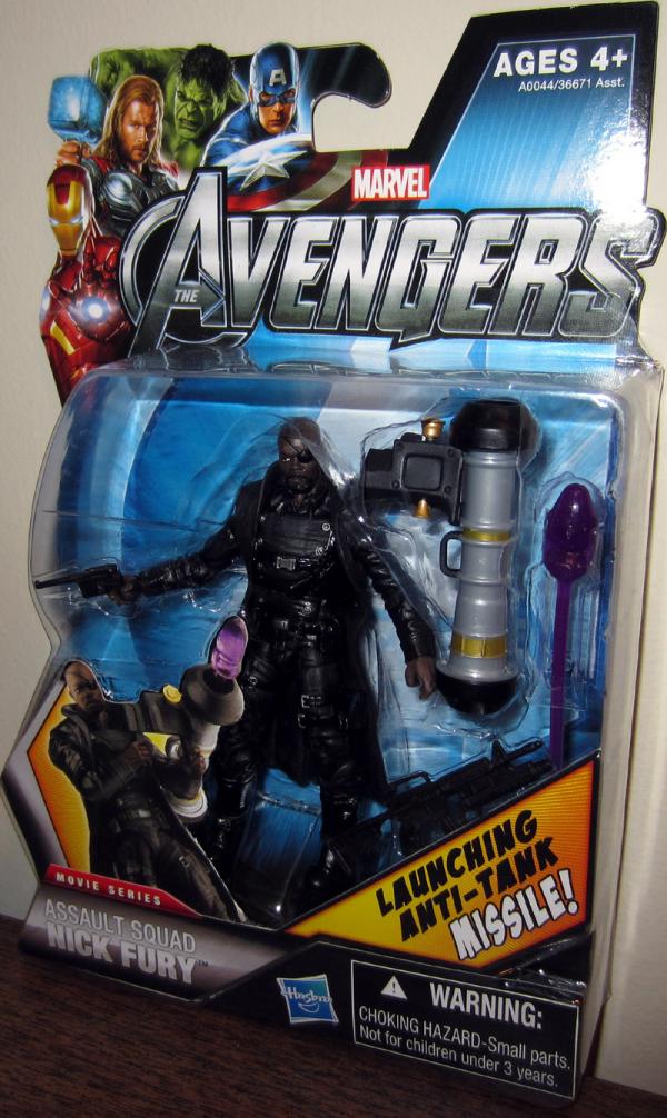 New in Package Marvel Avengers NICK FURY assault squad 