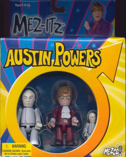 Dr. Evil, Austin Powers and Mini Me 3-Pack (Mez-Itz)