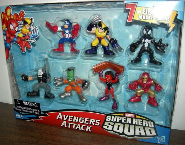 Avengers Attack 7-Pack (Super Hero Squad)