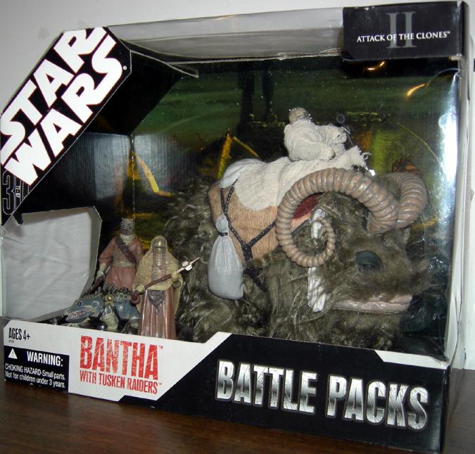 Bantha with Tusken Raiders