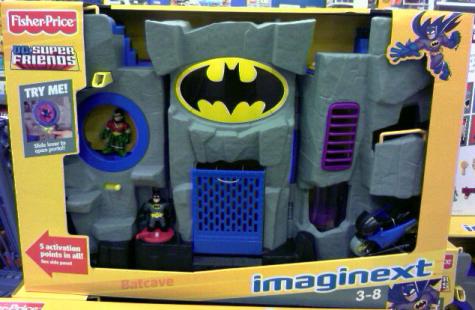 Batcave Playset DC Super Friends Imaginext Fisher-Price