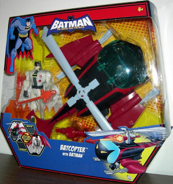 Batcopter with Batman (The Brave and The Bold)