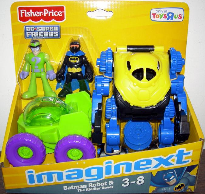 Batman Robot & The Riddler Rover (Imaginext, Toys R Us Exclusive)