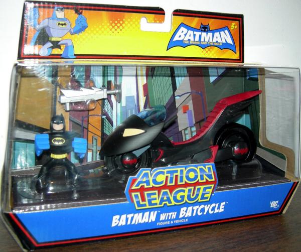 Batman with Batcycle (Action League)