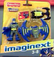 Batman with glider backpack and grappling hook (Imaginext)