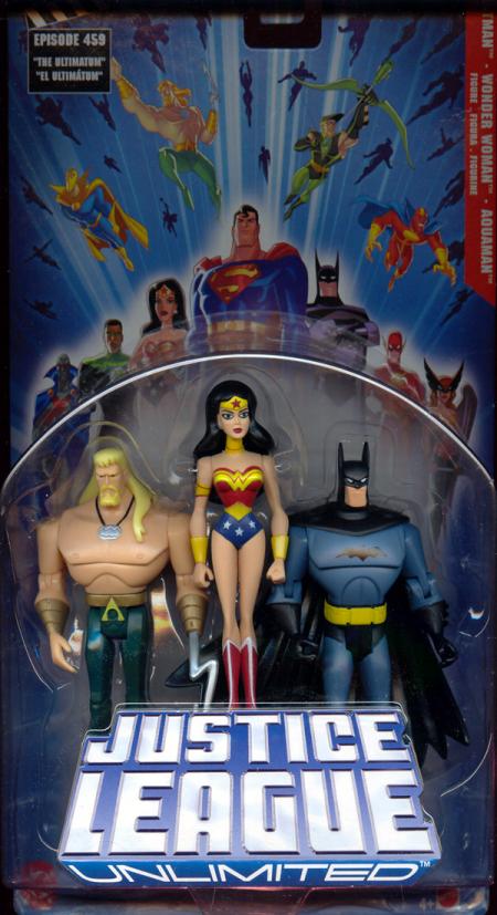Batman, Wonder Woman & Aquaman 3-Pack (Justice League Unlimited)