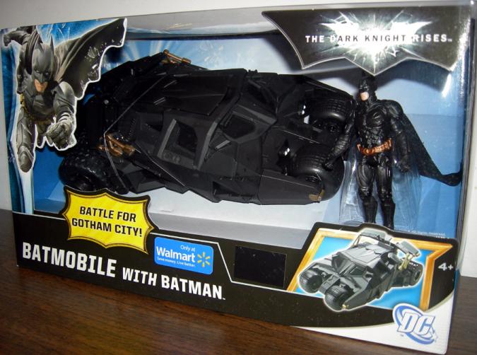 Batmobile with Batman (The Dark Knight Rises, Walmart Exclusive)