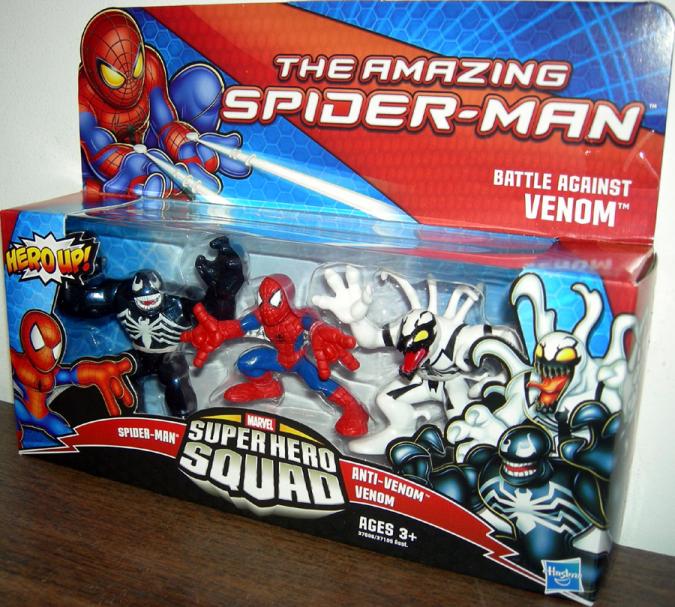Battle Against Venom Amazing Spider-Man Movie Super Hero Squad