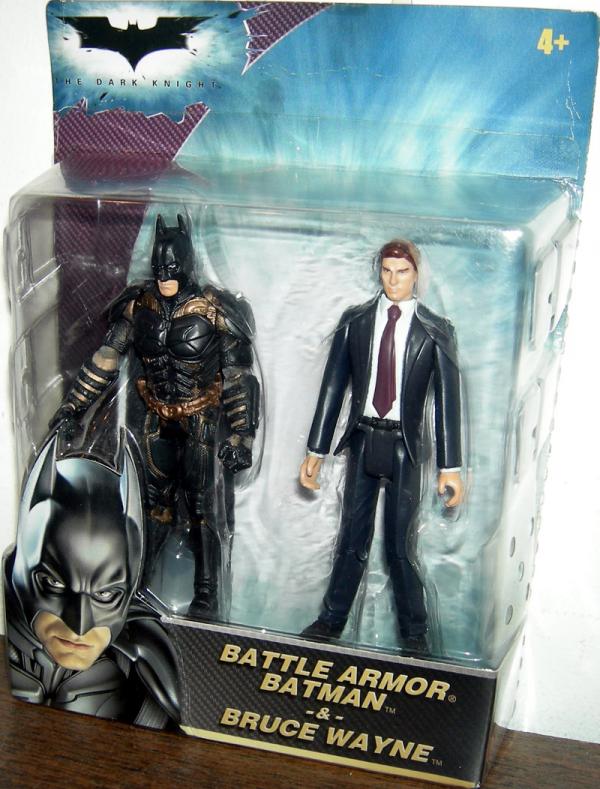 Battle Armor Batman & Bruce Wayne 2-Pack (The Dark Knight)