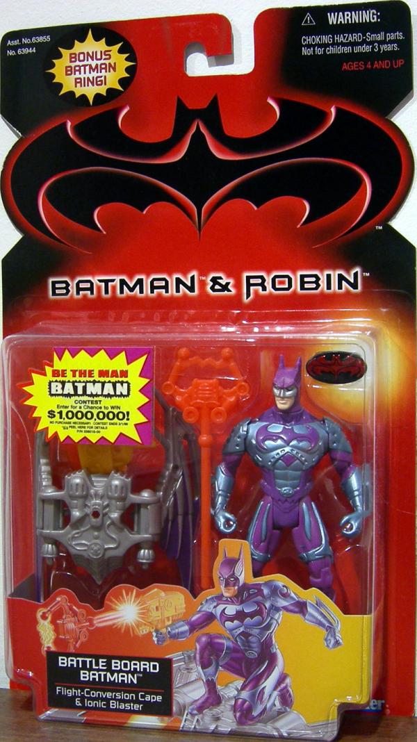 Battle Board Batman (Batman & Robin, with bonus Batman ring)