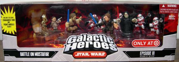 Battle on Mustafar Action Figures 10-Pack Galactic Heroes Target