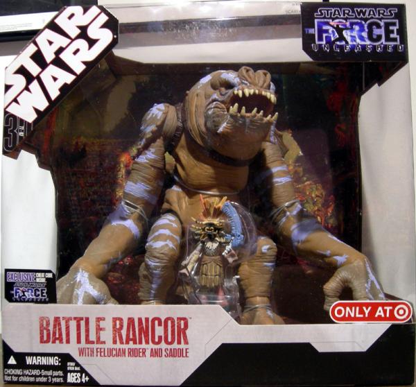 Battle Rancor with Felucian Rider and Saddle