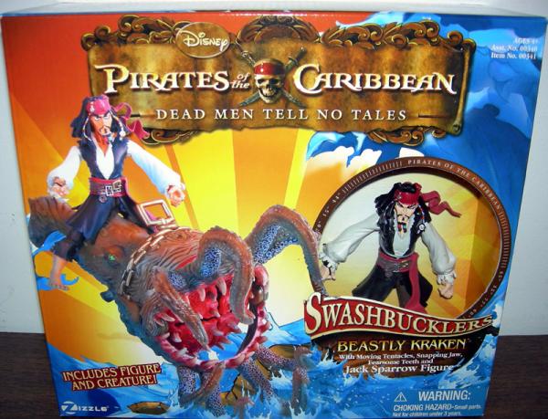 Beastly Kraken with Jack Sparrow (Swashbucklers)