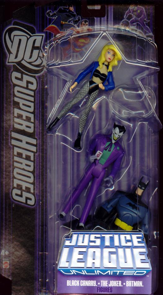 Black Canary, The Joker & Batman 3-Pack