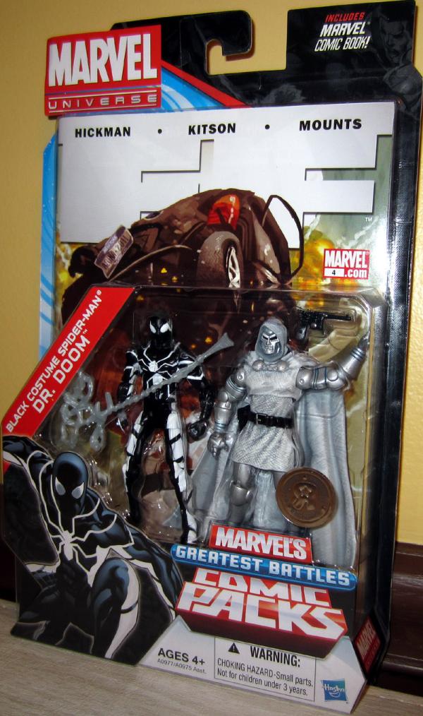 Black Costume Spider-Man vs. Dr. Doom (Marvel Universe, Toys R Us)