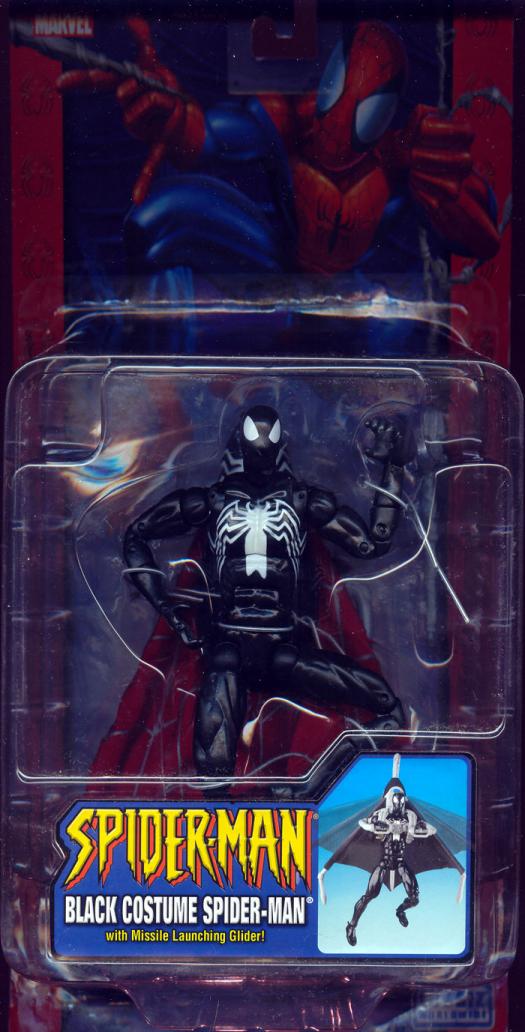 Black Costume Spider-Man with Missile Launching Glider (Classic)