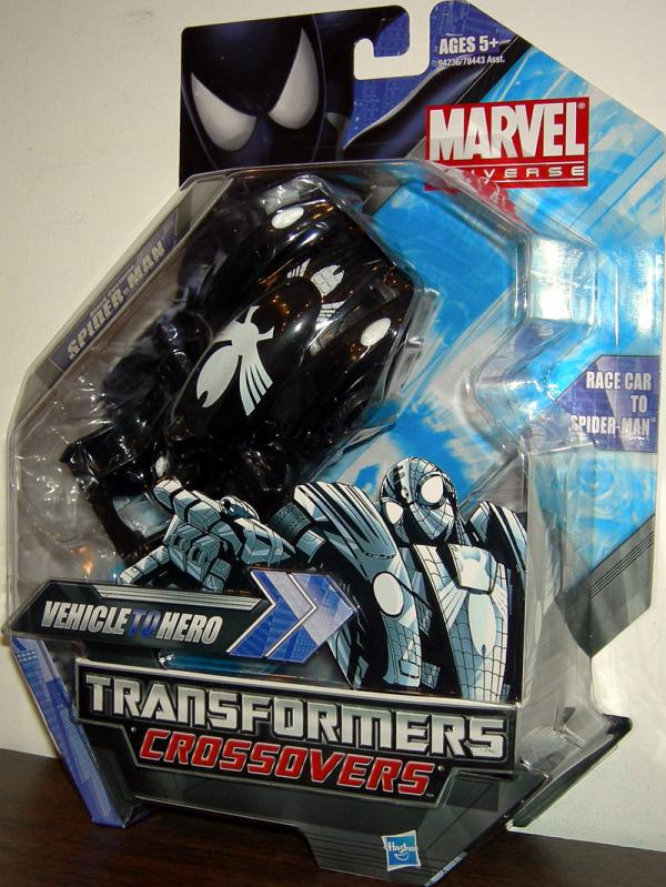 Black Costume Spider-Man Transformers Crossovers Marvel Universe