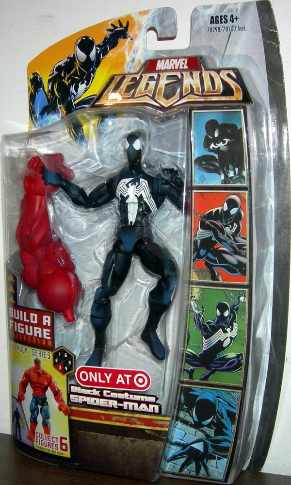 Black Costume Spider-Man (Marvel Legends, Red Hulk series)
