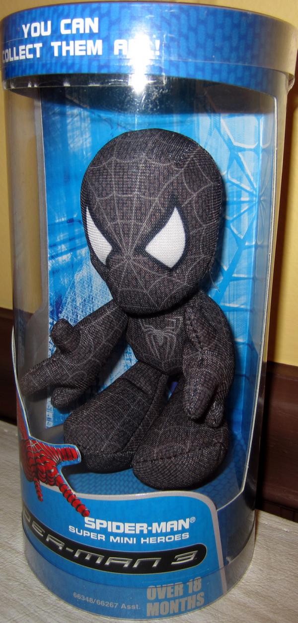 Black Costume Spider-Man 3 Super Mini Heroes Plush