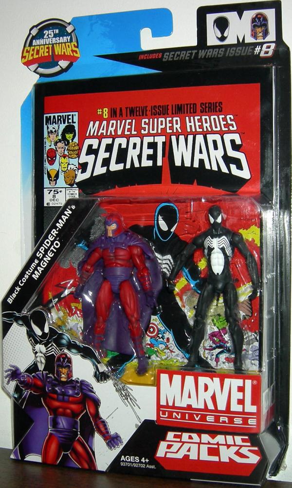 Black Costume Spider-Man & Magneto (Marvel Universe)