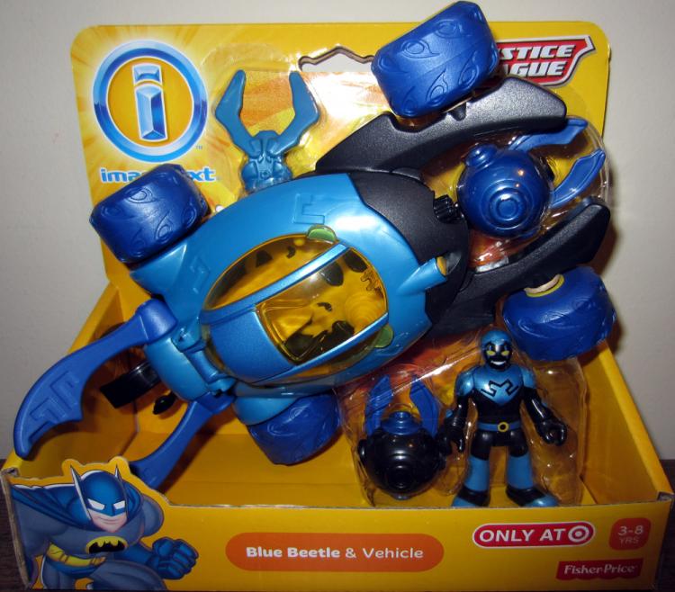 Blue Beetle & Vehicle (Imaginext)