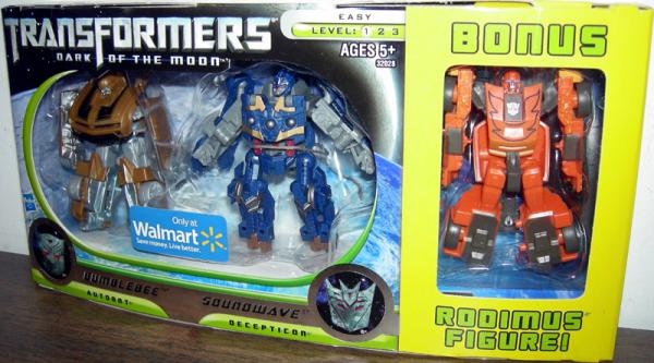 Bumblebee & Soundwave with bonus Rodimus (Walmart Exclusive)