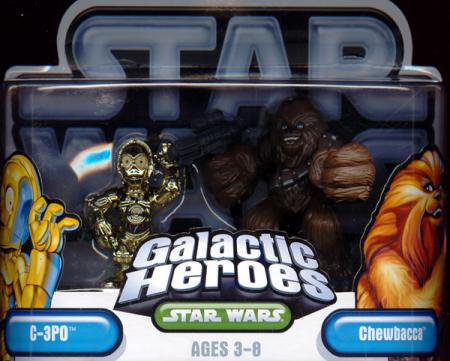 C-3PO & Chewbacca (Galactic Heroes)