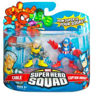 Cable & Captain America (Super Hero Squad)