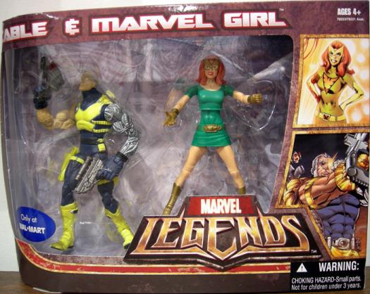 Cable & Marvel Girl (Marvel Legends)