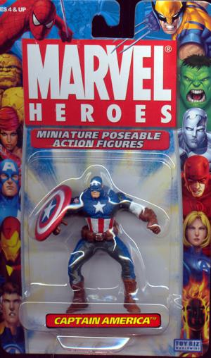 Captain America (Miniature Poseable Action Figure)