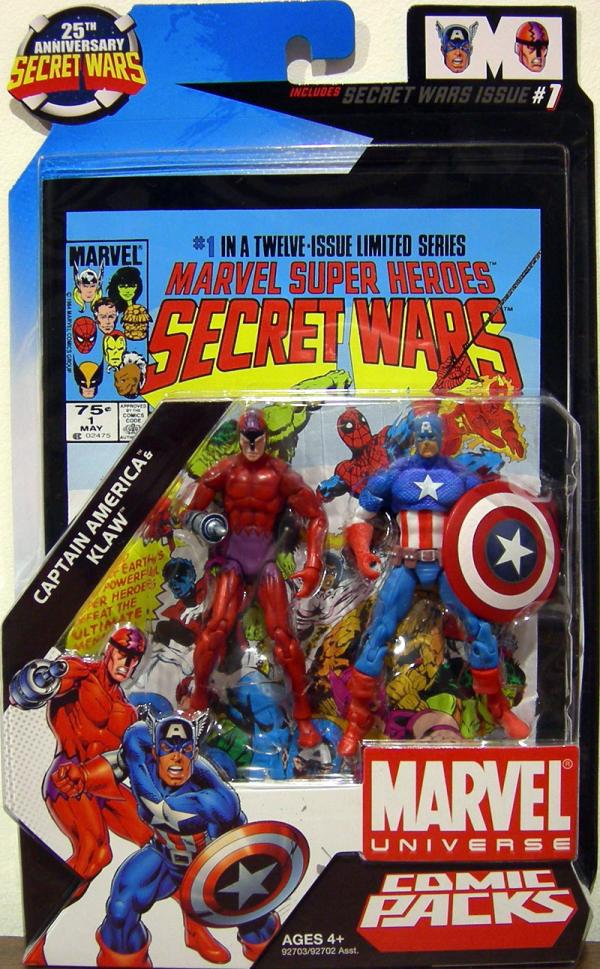 Captain America & Klaw (Marvel Universe Comic Packs #1)