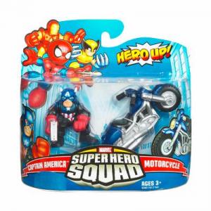 Captain America & Motorcycle (Super Hero Squad)