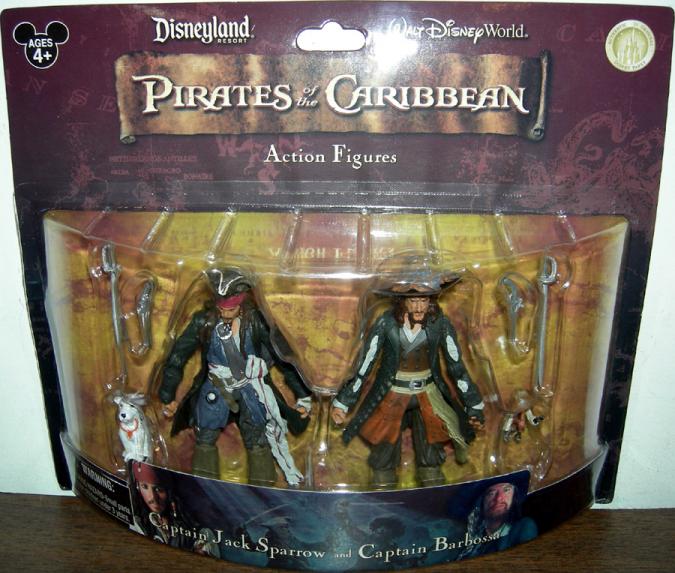 Captain Jack Sparrow and Captain Barbossa (Disney Exclusive)