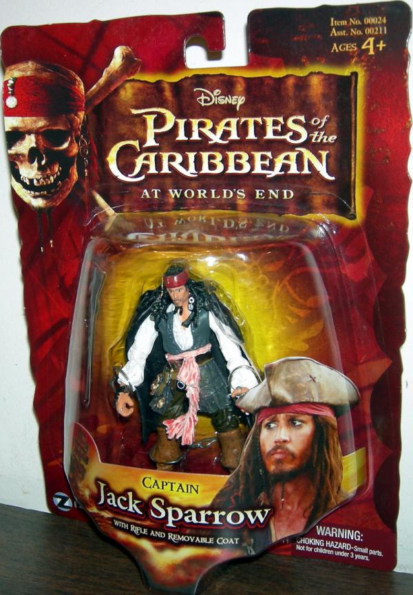 Captain Jack Sparrow with rifle and removable coat (3 1/2