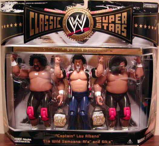 Captain Lou Albano and The Wild Samoans - Afa and Sika 3-Pack