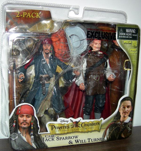Capt Jack Sparrow Will Turner 2-Pack
