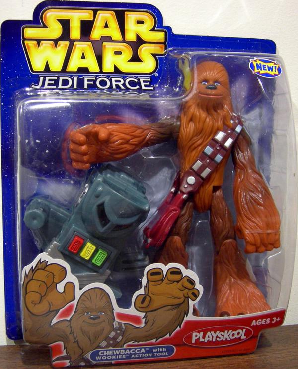 Chewbacca with Wookiee action tool (Jedi Force)