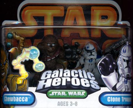 Chewbacca & Clone Trooper (Galactic Heroes)