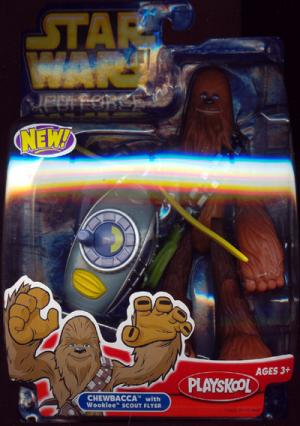 Chewbacca with Wookiee scout flyer (Jedi Force)