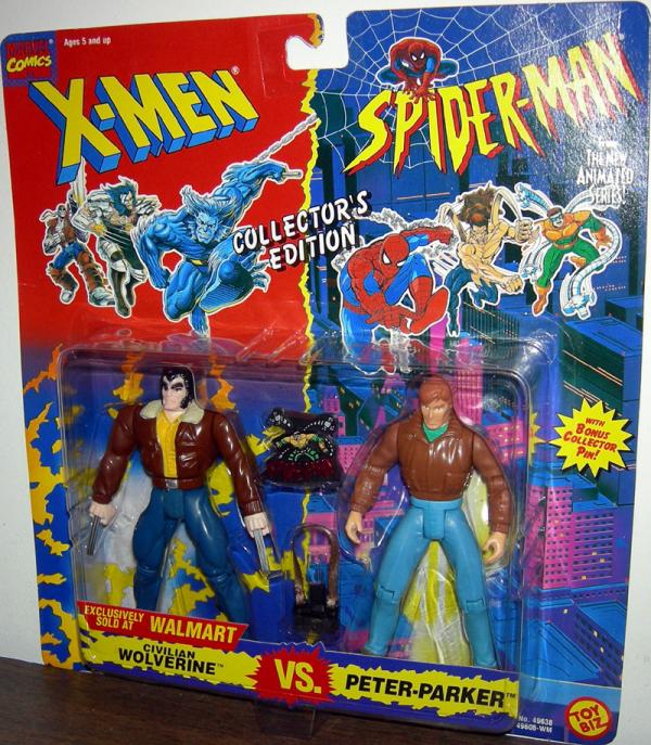 Civilian Wolverine vs. Peter Parker (Spider-Man Animated)