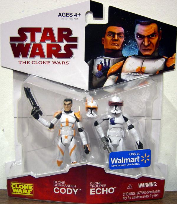 Clone Commander Cody & Clone Trooper Echo 2-Pack