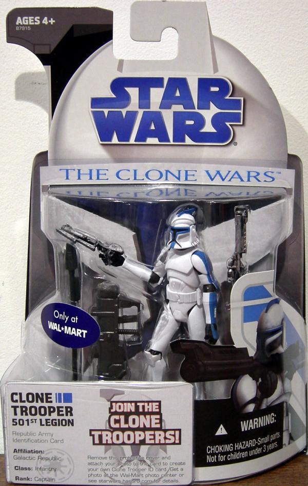 Clone Trooper 501st Legion Clone Wars Action Figure Walmart Hasbro