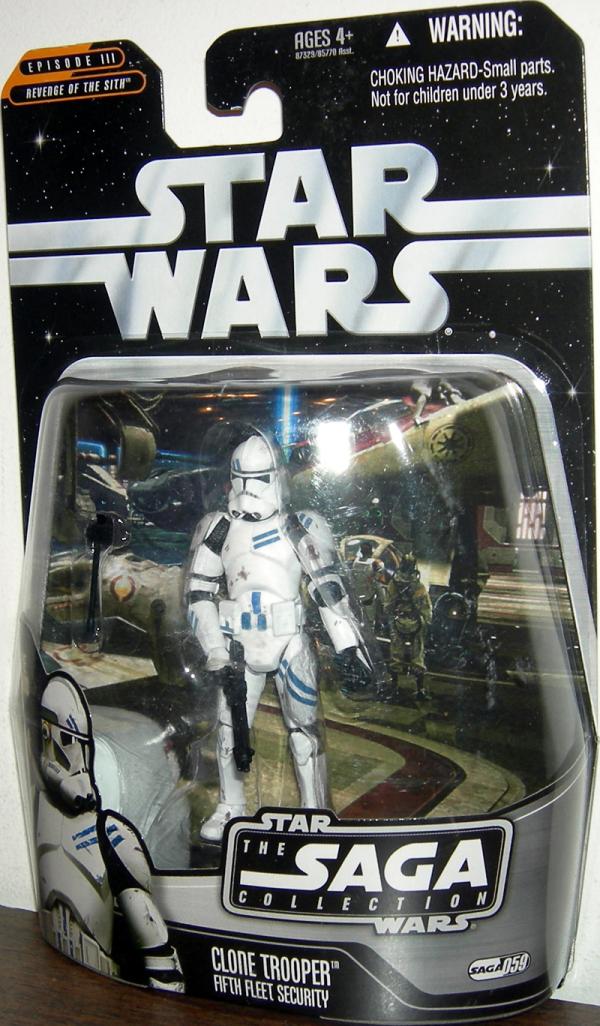 Star Wars 3.75"   Legacy Fifth Fleet Sercurity Clone Trooper Loose Action Figure 