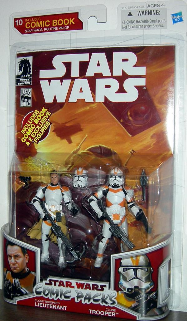 Clone Trooper Lieutenant & Clone Trooper (Comic Packs #10)