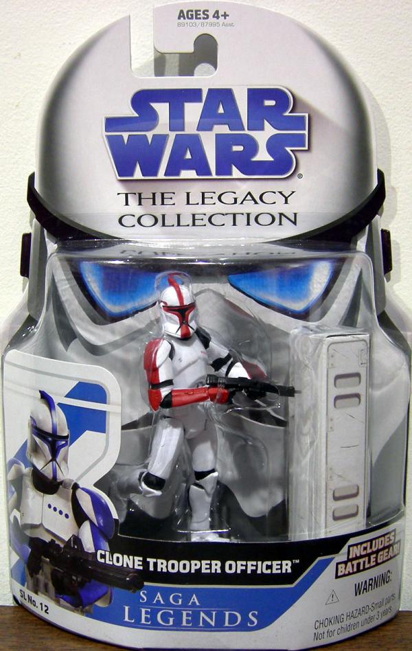 Clone Trooper Officer (The Legacy Collection, red, SL No. 12)